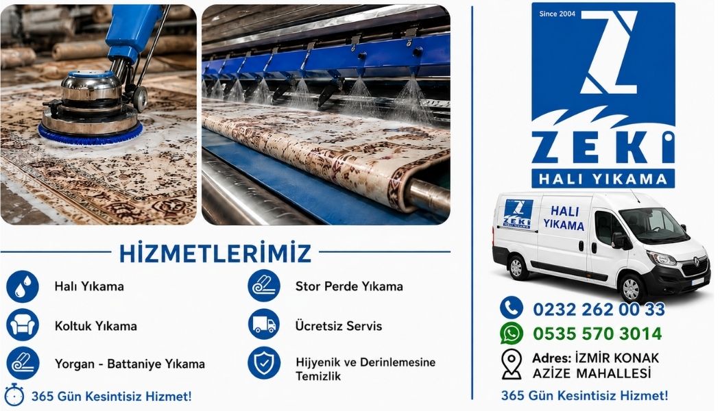Konak Azize Mahallesi Halı Yıkama – Profesyonel ve Güvenilir Temizlik Hizmeti